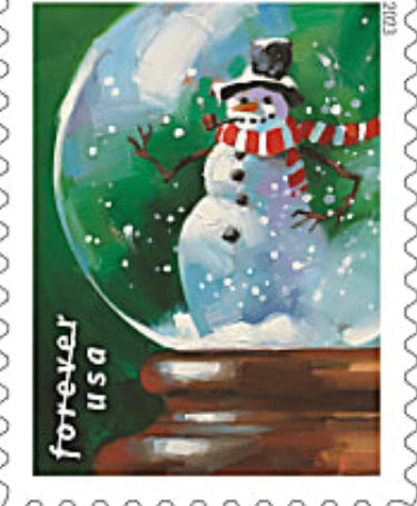 Holiday Classic USPS Forever Stamps - Sold in Quantity of 100 (5 Books of 20)