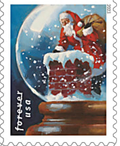 Holiday Classic USPS Forever Stamps - Sold in Quantity of 100 (5 Books of 20)