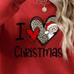 CHRISTMAS Graphic Round Neck Sweatshirt