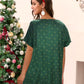 Christmas Round Neck Short Sleeve T-Shirt