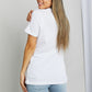 Simply Love Finger Heart Emoji Graphic Cotton T-Shirt