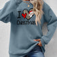 CHRISTMAS Graphic Round Neck Sweatshirt