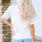 Star and Stripe V-Neck Top