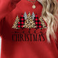 MERRY CHRISTMAS Round Neck Long Sleeve Sweatshirt