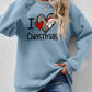 CHRISTMAS Graphic Round Neck Sweatshirt