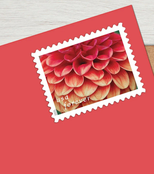 Dahlia USPS Forever Stamps - Book of 20