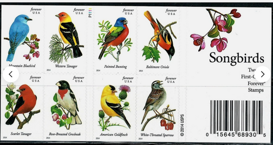 USPS Forever Stamps - Book of 20 - Songbird
