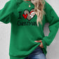 CHRISTMAS Graphic Round Neck Sweatshirt