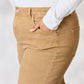 RISEN Full Size Fringe Hem Wide Leg Jeans