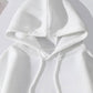 Graphic Drawstring Hoodie with Pocket