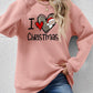 CHRISTMAS Graphic Round Neck Sweatshirt