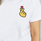 Simply Love Finger Heart Emoji Graphic Cotton T-Shirt