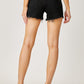 RISEN Frayed Hem Denim Shorts with Fringe Detail Pockets