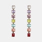 Geometrical Shape Resin Dangle Earrings