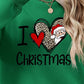 CHRISTMAS Graphic Round Neck Sweatshirt