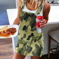 Women's new American Independence Day flag suspender jumpsuit